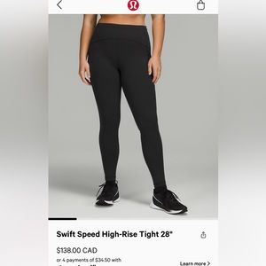 Lululemon leggings sz 4